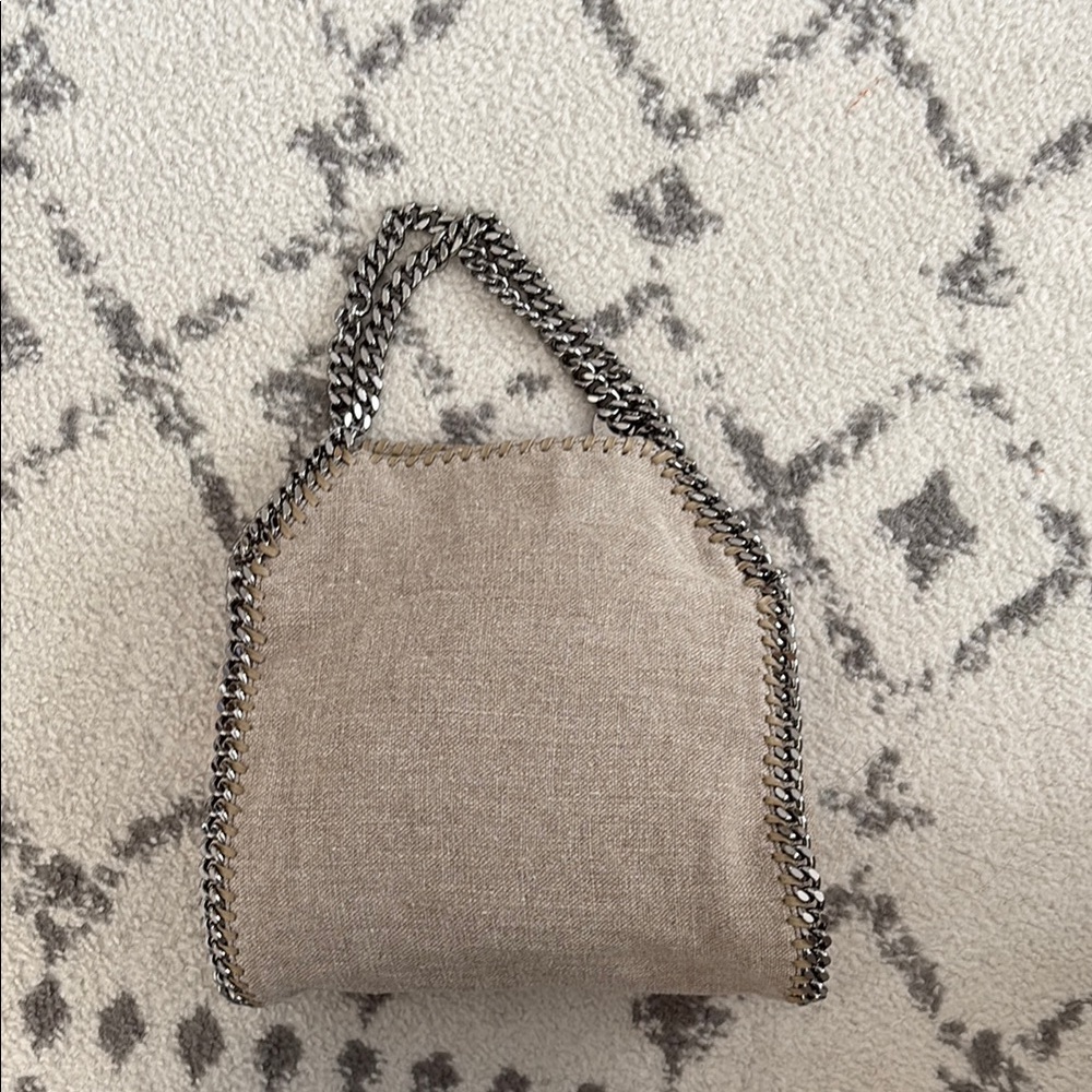 RARE Stella McCartney Mini fabella- natural. BRAND new, never used.